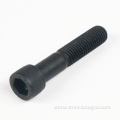 Black hexagon socket head cap screws half thread
